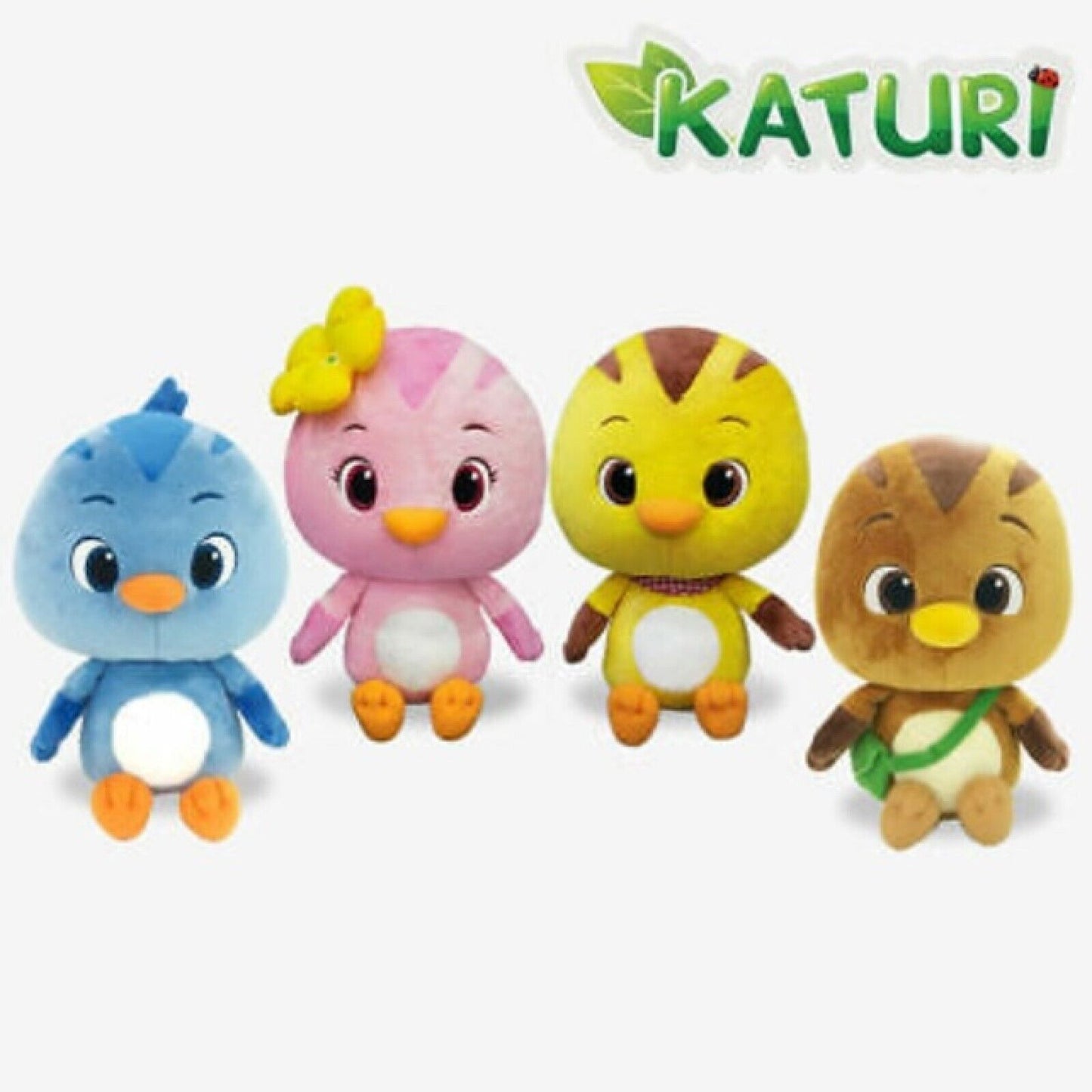 MOM KATURI Stuffed Soft Toy Bird Plush Doll 25cm 9.8" Korea