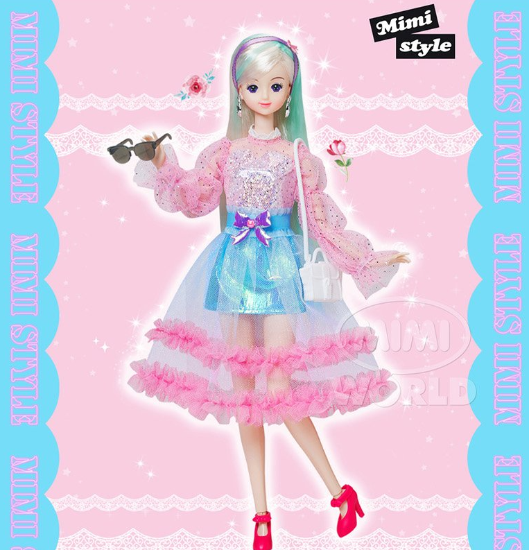 Mimi World New Face Lovely Mimi Korean Barbie Ball Joint Doll Toy
