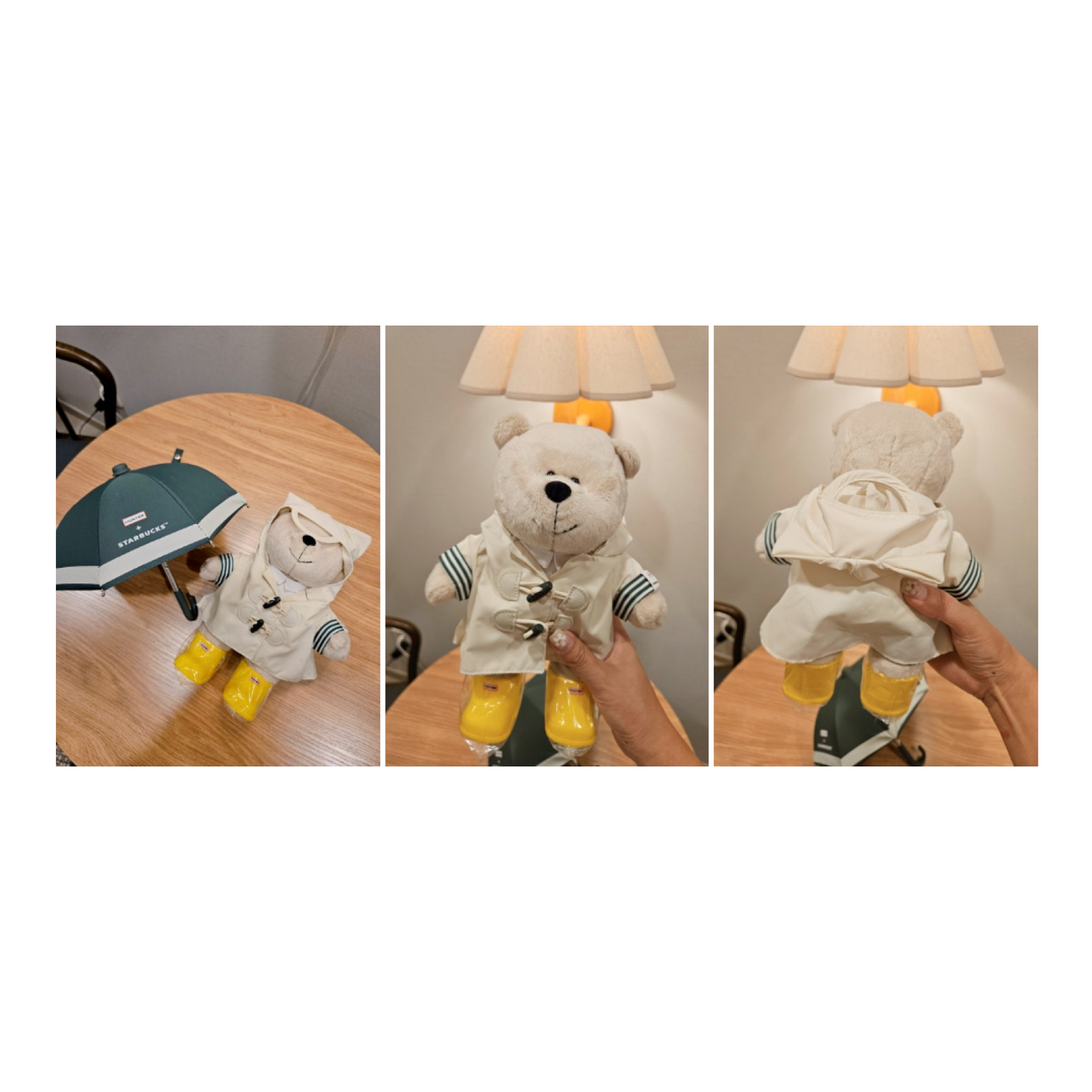 Starbucks Korea * Hunter x 2024 SS Rainy Bearista Plush Doll