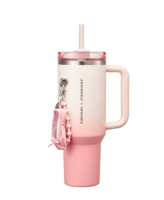 Starbucks Korea 2024 * Pink Shoe Deco Chain Keychain