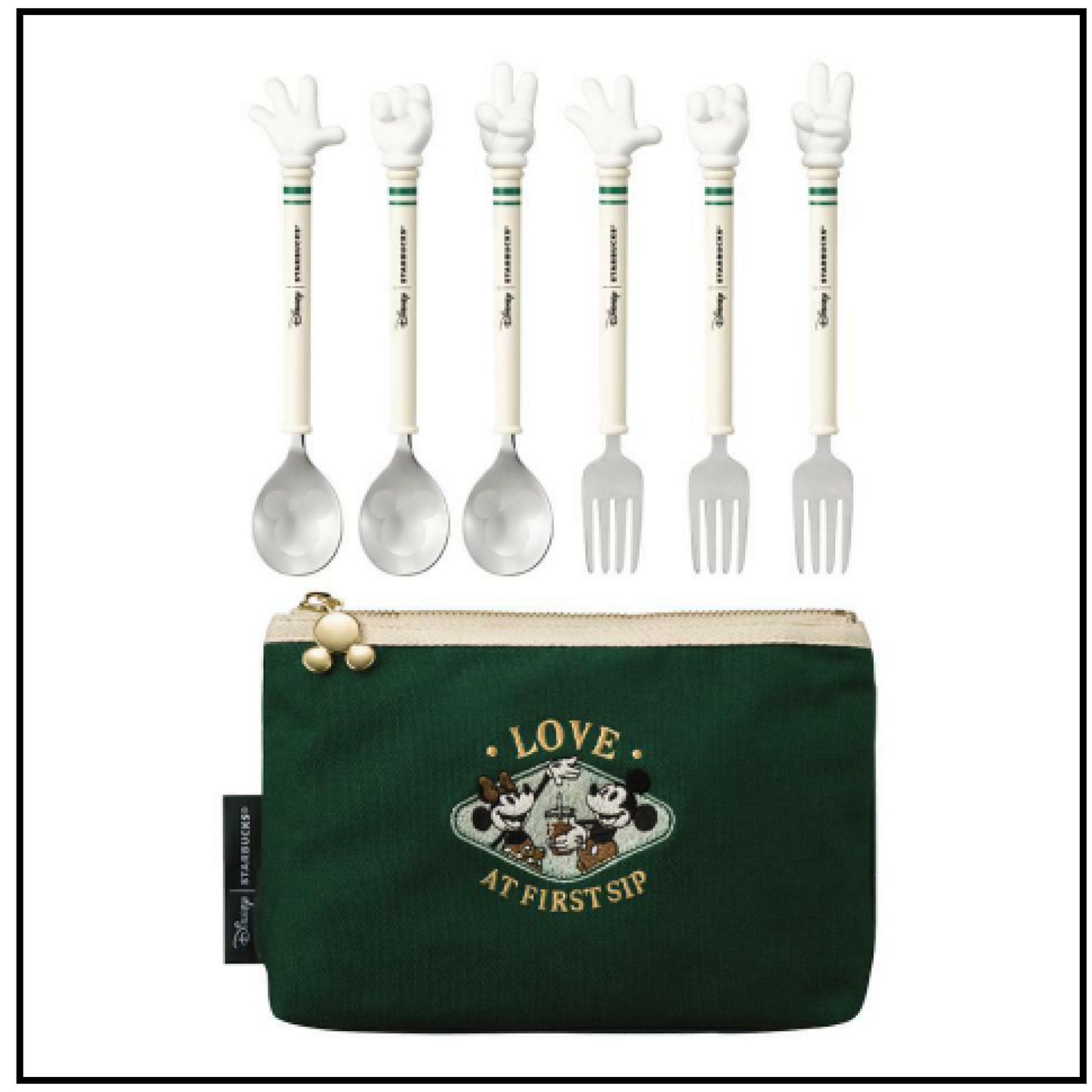 Starbucks Korea 2023 * Autumn Disney Joyful Cutlery Set