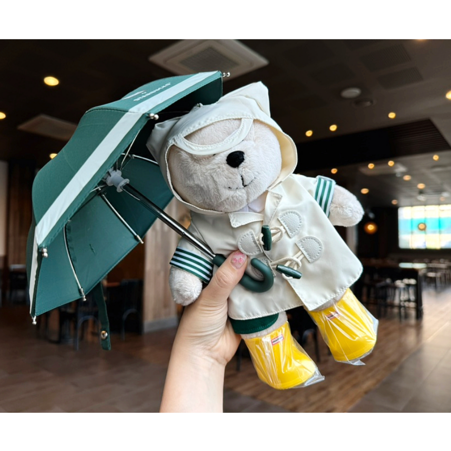 Starbucks Korea * Hunter x 2024 SS Rainy Bearista Plush Doll