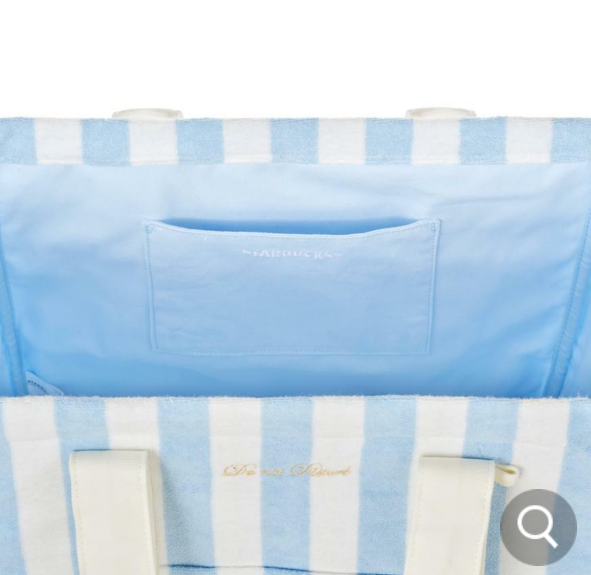 Starbucks korea 2024 Starbucks multi big terry bag winter hotel
