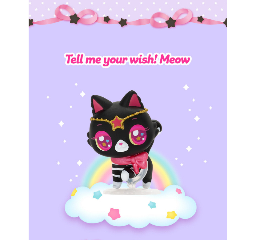 WishCat Figure SELFIEMEOW Korean Animation Wish Cat Toy 2024 New