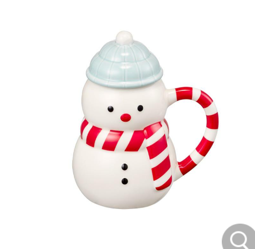 Starbucks Korea 2024 holiday friends snowman lid mug 355ml holidayfriends