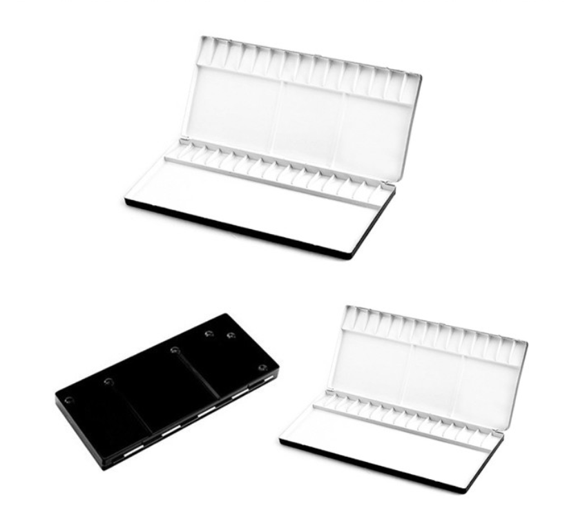 HEUNG IL Aluminum Watercolor Palette 30 Well AL 430 No.430 Metal 303 x 137 mm