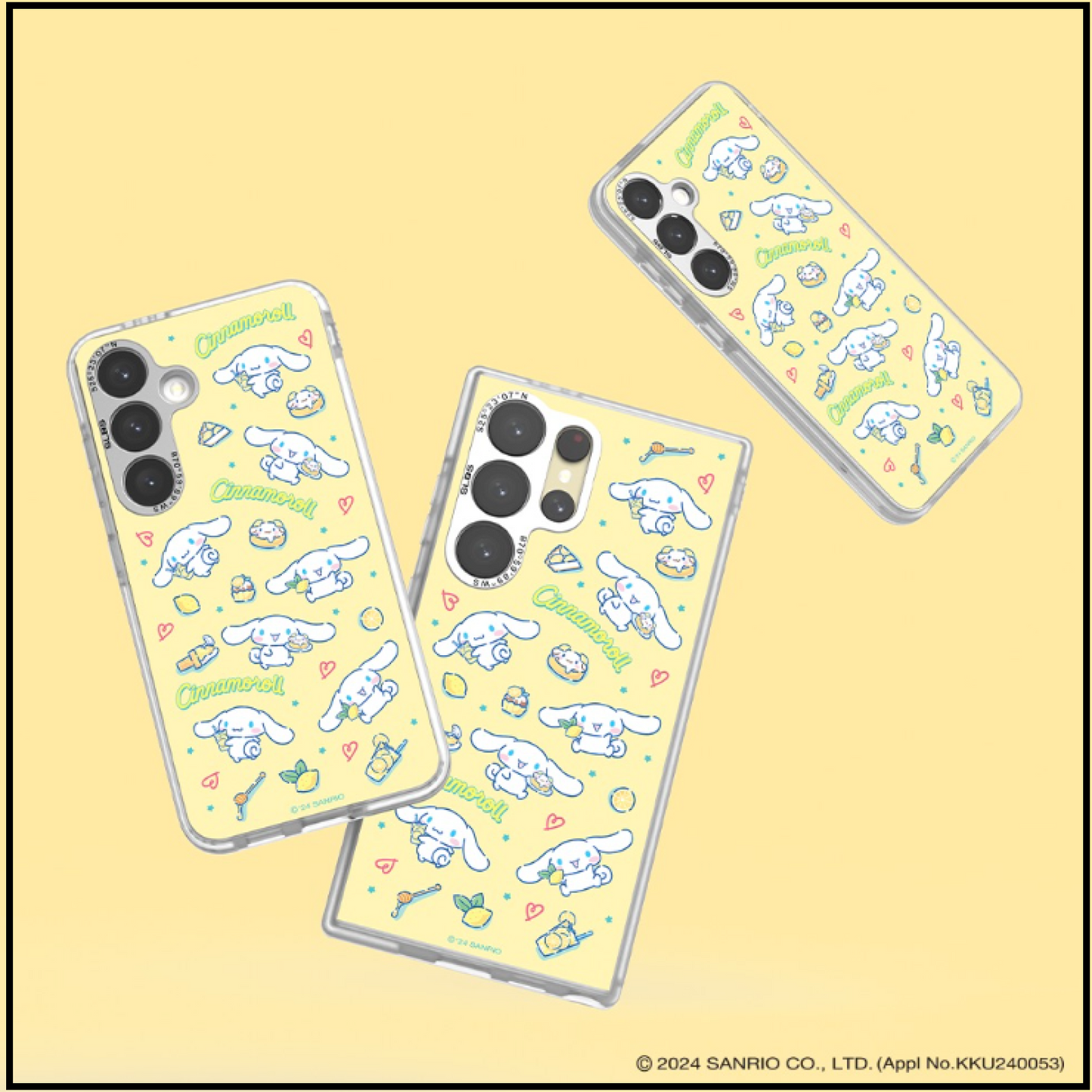 SAMSUNG Galaxy S24 S24+ S24 Ultra Cinnamoroll Impression Case / Korea