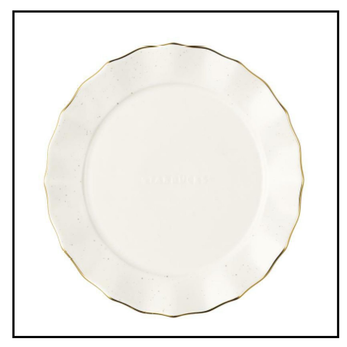 STARBUCKS KOREA 2024 * new year White Gold Plate