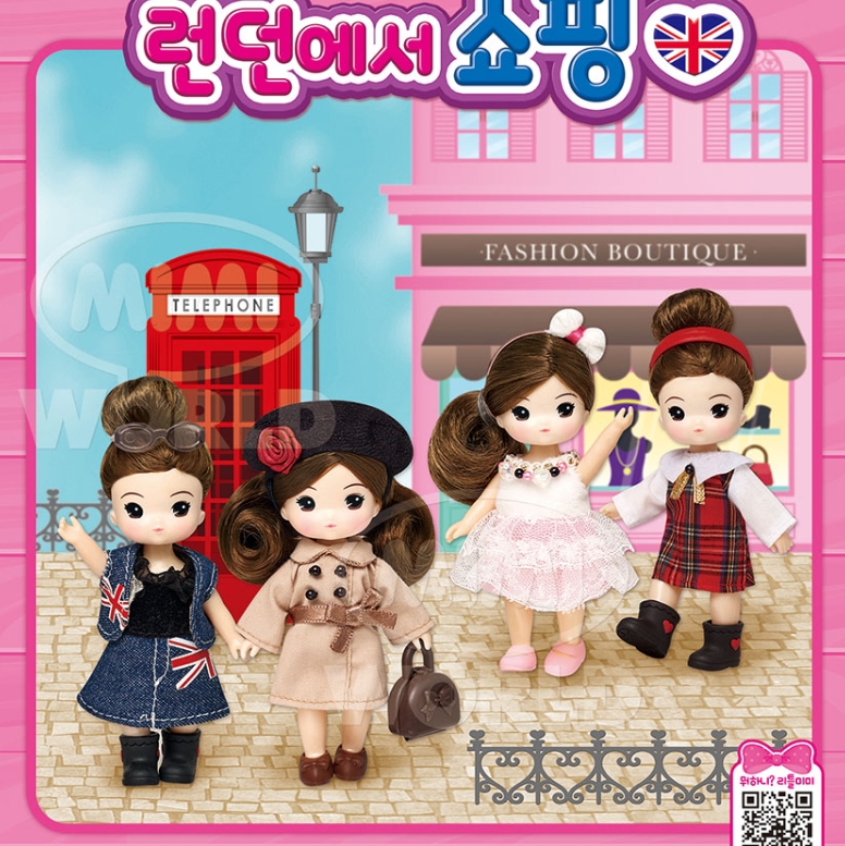 Little Mimi Shopping in London Mimi World What are you doing Girl Doll Role Play