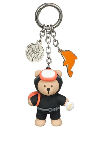 Starbucks Korea 2024 * SS Annyeong Jeju Bearista Keychain