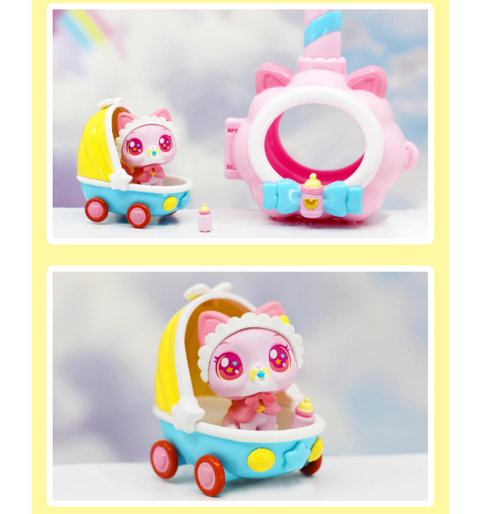WishCat Figure BEBEMEOW Korean Animation Wish Cat Toy 2024 New