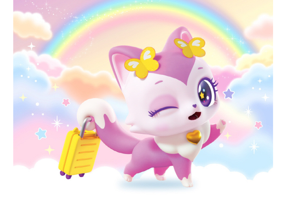 WishCat Figure NAVIMEOW Korean Animation Wish Cat Toy 2024 New