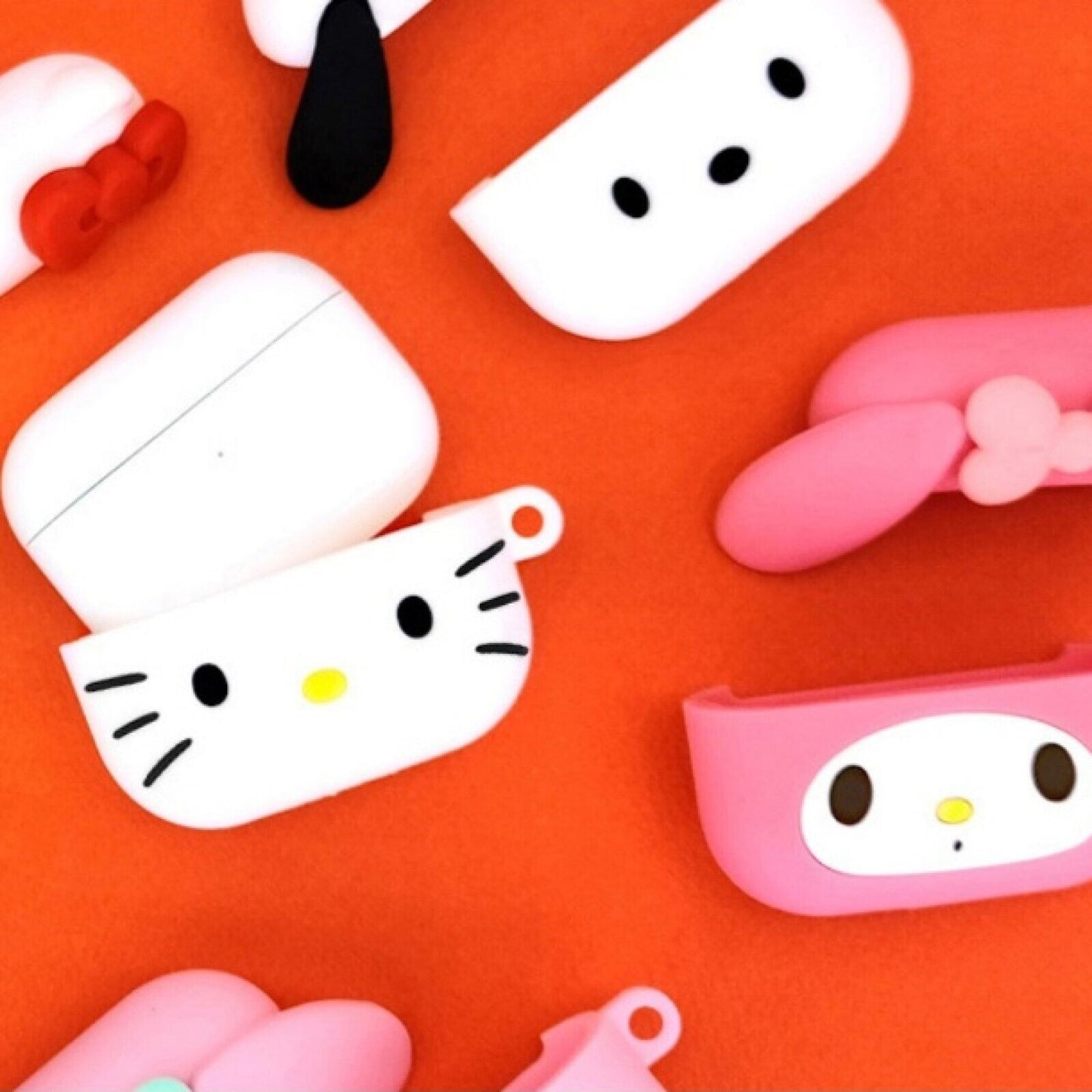 Sanrio Characters Airpods 3 & Pro Silicone Case Kitty Kuromi Pochacco My Melody