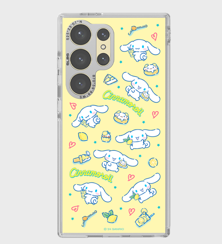 SAMSUNG Galaxy S24 S24+ S24 Ultra Cinnamoroll Impression Case / Korea