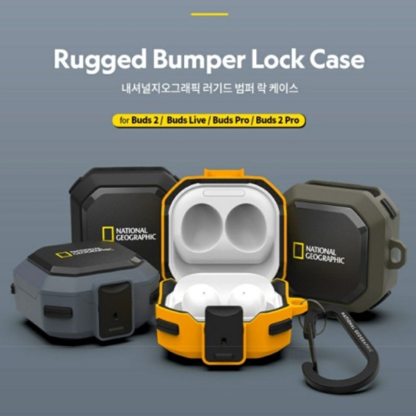 National Geographic SAMSUNG Galaxy Buds2 Pro/2/Live/Pro Buds Case Cover