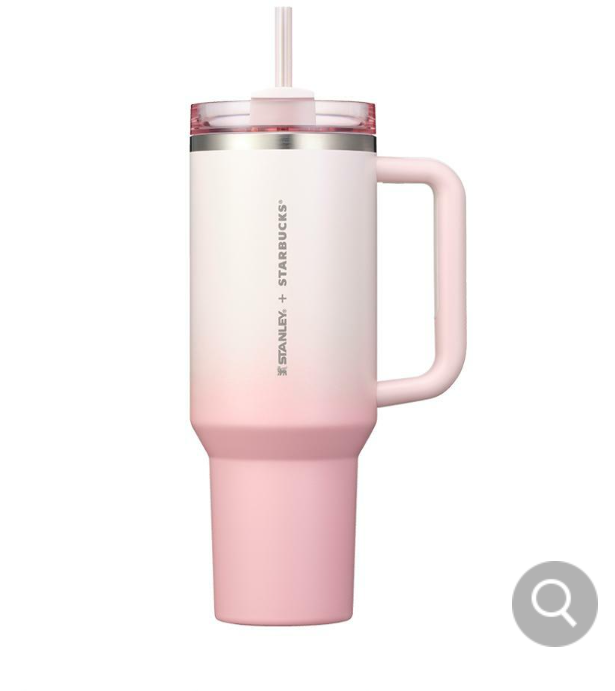 Starbucks Korea 2024 * SS Stanley Pink Quencher Tumbler 1183ml