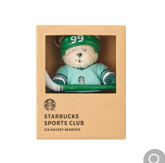 Starbucks Korea 2025 Starbucks Ice Hockey Bearista Keychain