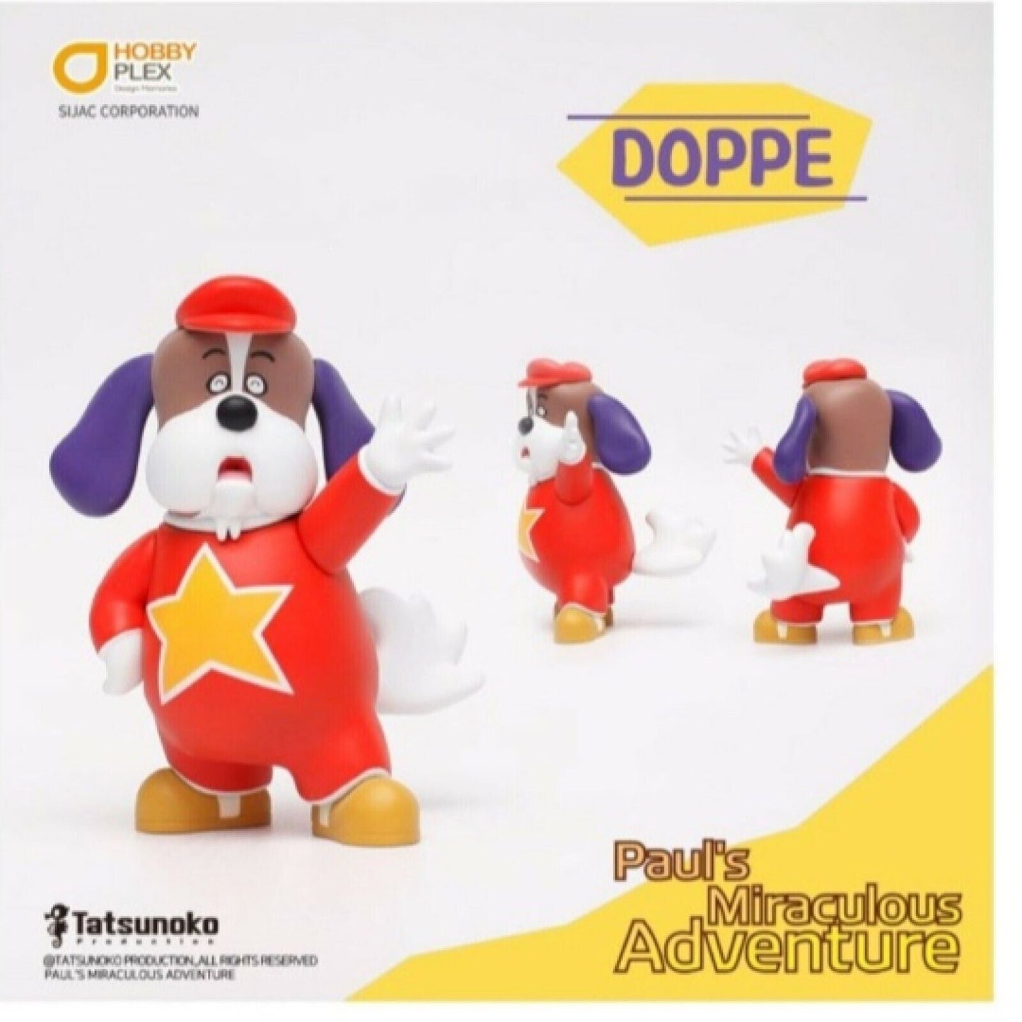Paul's Miraculous Adventures 4Type Figure Set - Paul Nina Pakkun Doppe