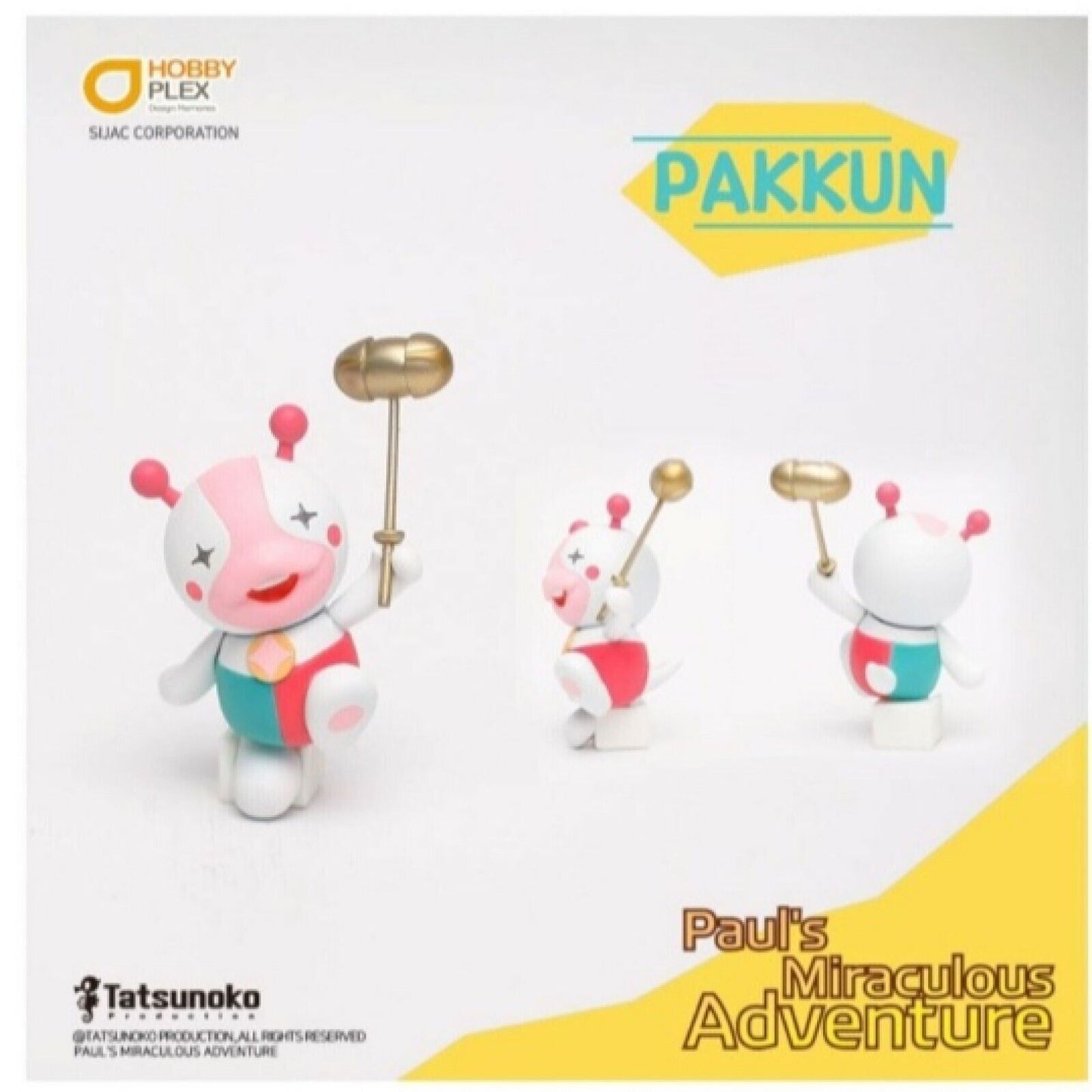 Paul's Miraculous Adventures 4Type Figure Set - Paul Nina Pakkun Doppe