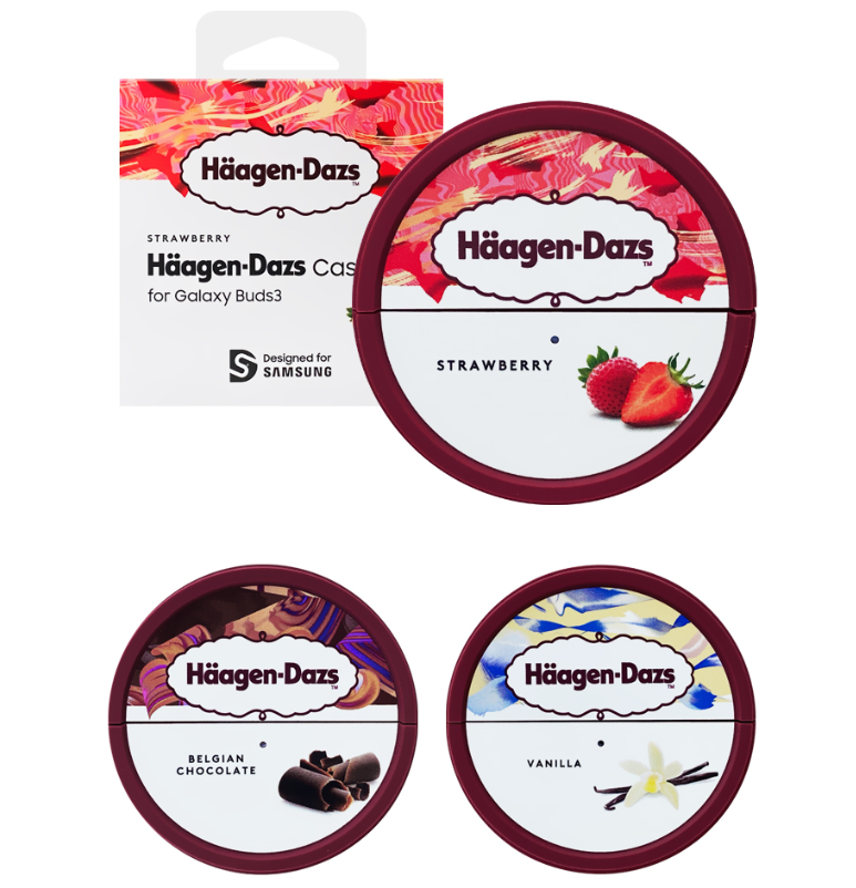 Samsung Galaxy Buds3 / Buds 3 Pro Häagen-Dazs Mini Cup Cover Case Official