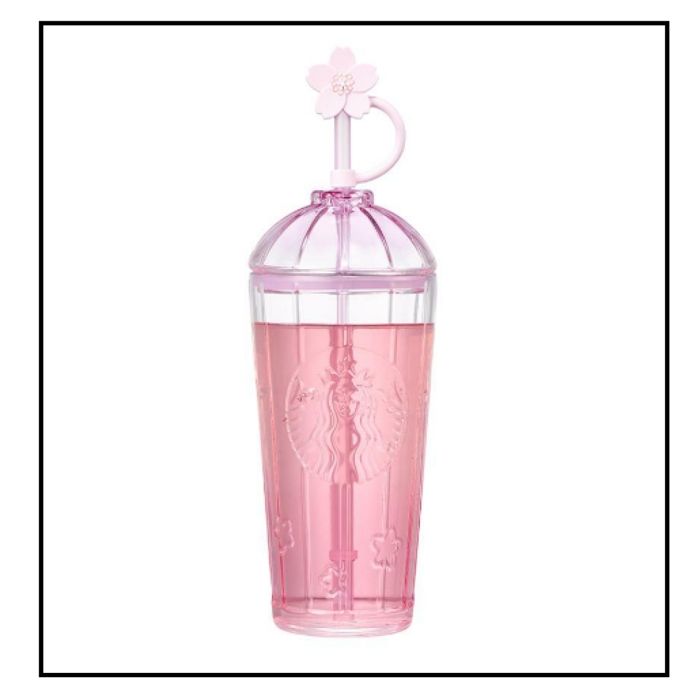 Starbucks Korea 2024 * Blossom secret garden Glass ColdCup 500ml
