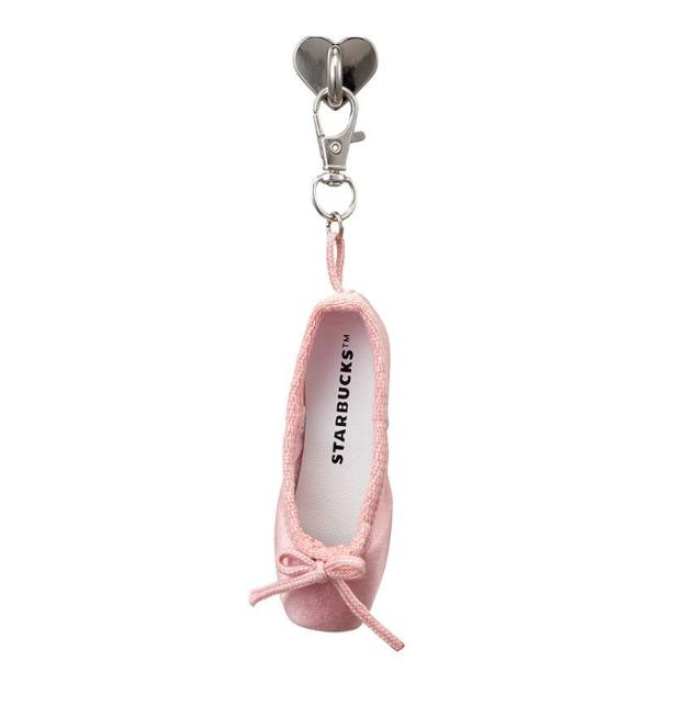 Starbucks Korea 2024 * Pink Shoe Deco Chain Keychain