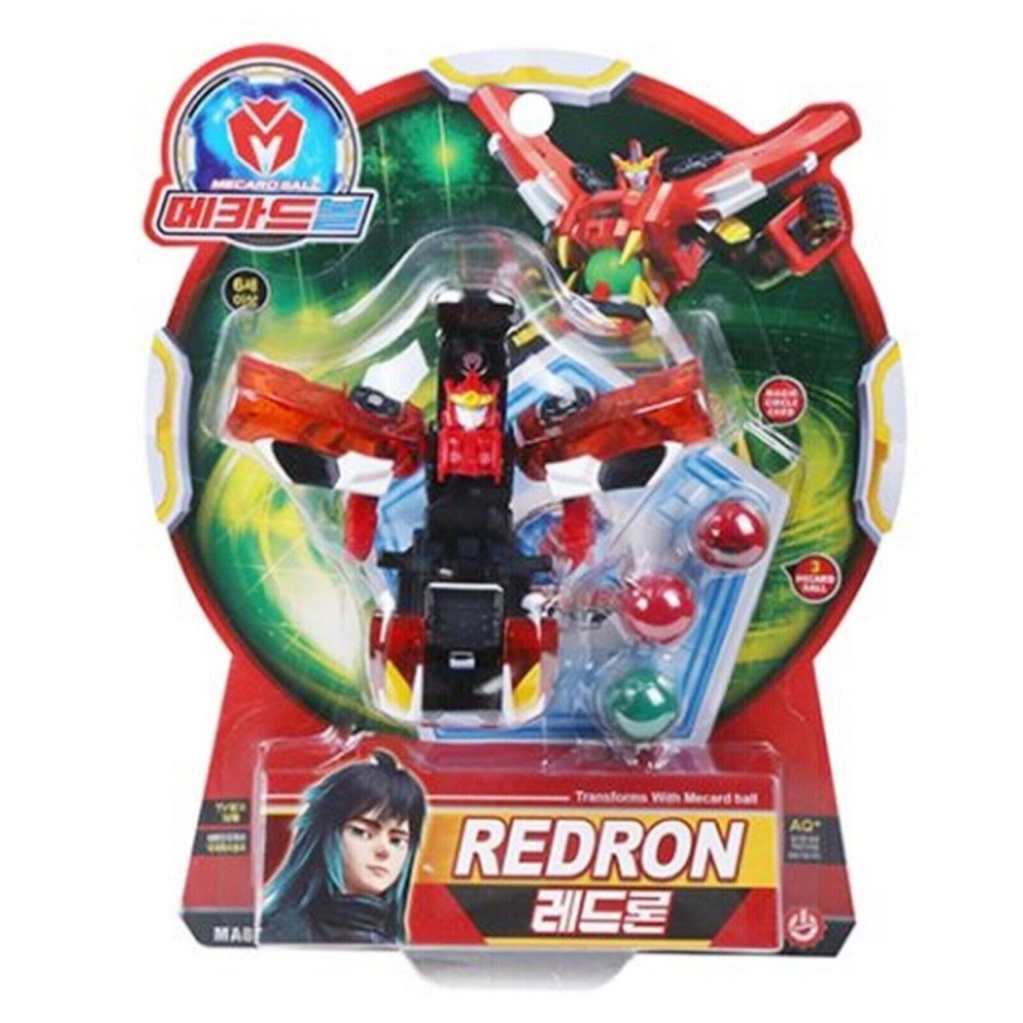Mecard Ball 24 Types Turning Car Mecanimal Transformer Robot Kids Toy Animation