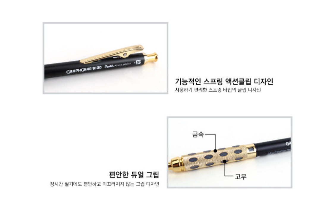NEW Pentel Graphgear 1000 Limited 2018 gold mechanical pencil 0.5mm exclusive