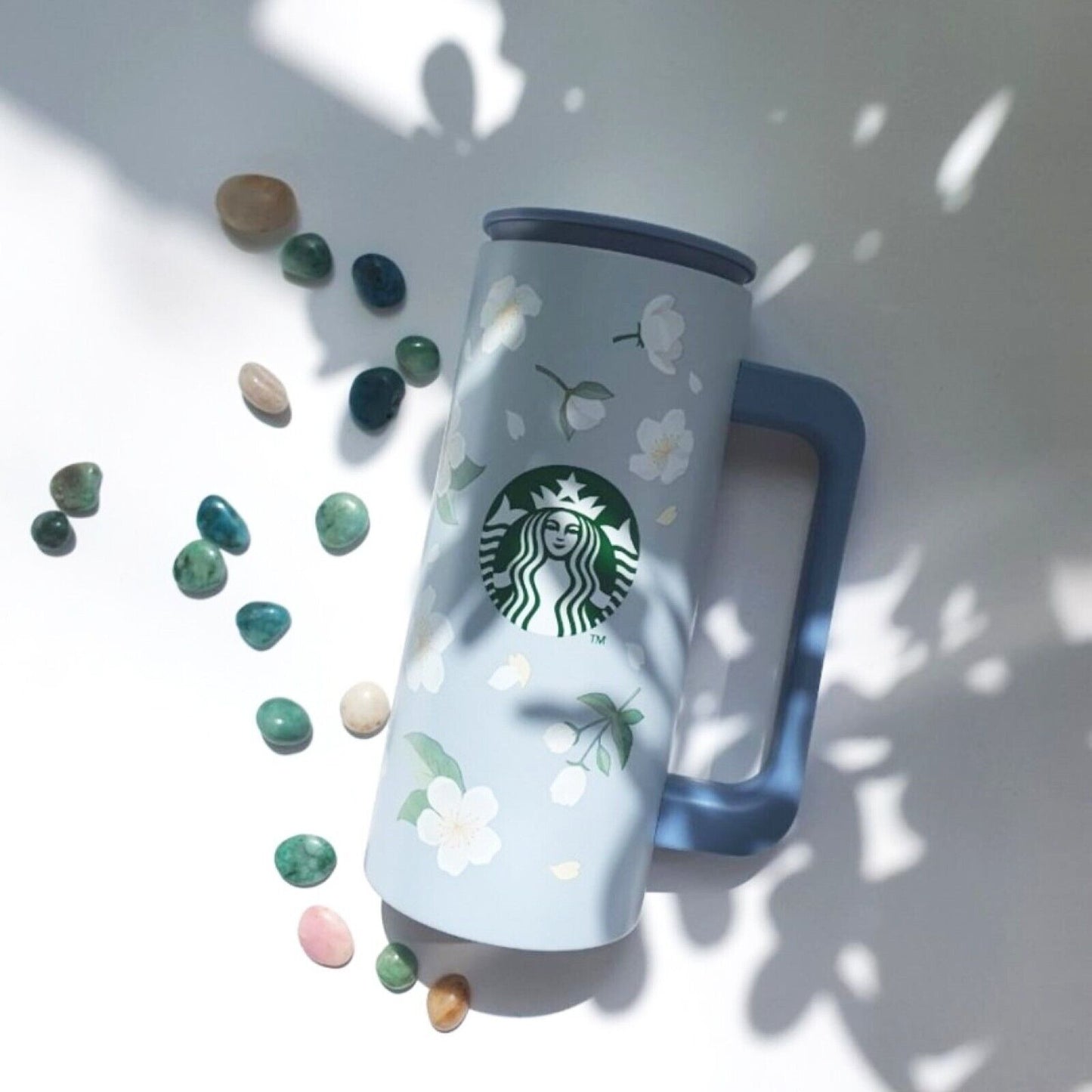 Starbucks Korea Tumbler Limited* SS 22 Cherry Blossom Blooming Newton Tumbler