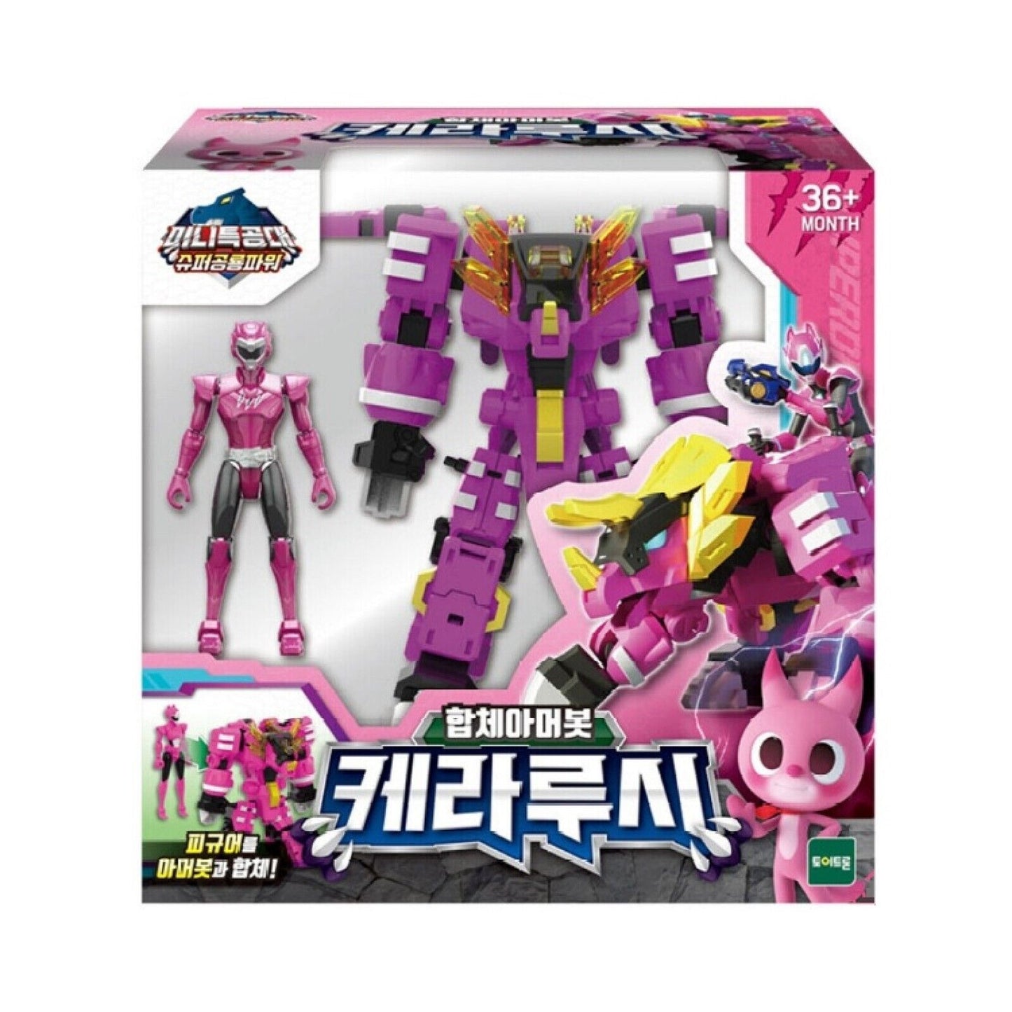 Mini Force Super Dino Power 2 Transformer Armorbot Robot Figure 9 SET