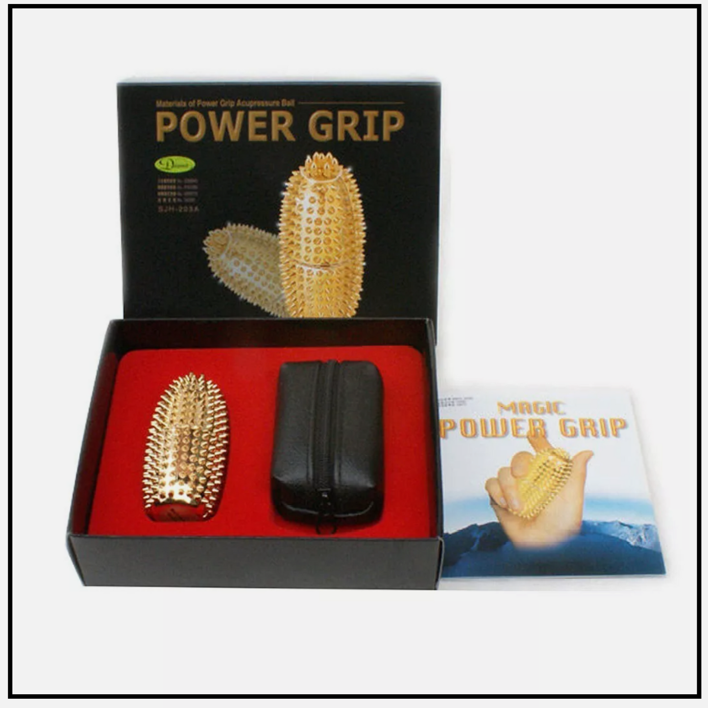 Magic Power Grip ACUPUSH ACUPRESSURE Hand Massager Magnetic Therapy Hand NIB