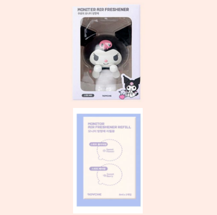 Sanrio Figure Air freshener monitor Car Monitor Kuromi My Melody Cinnamoroll