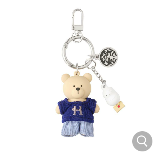 Starbucks Korea 2025 Harry Potter Bearista Keychain / New Year Limited MD