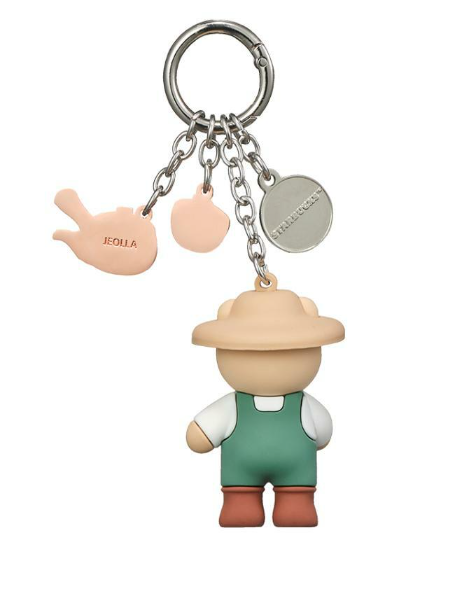 Starbucks Korea 2024 * Annyeong Jeolla Bearista Keychain