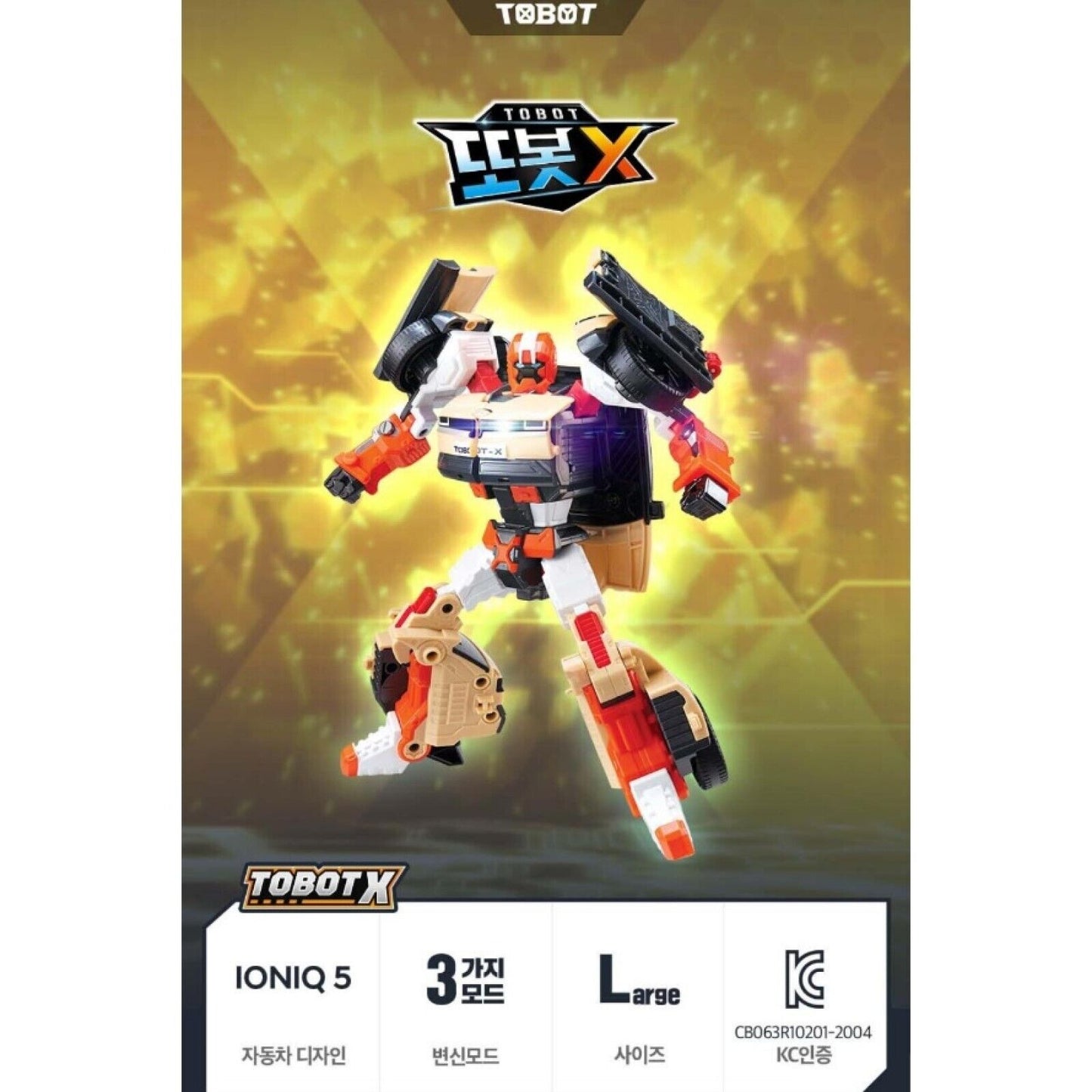 TOBOT 2023 New Tobot X Y Z 3-Type Transformer Robot Hyundai Car Action Toy