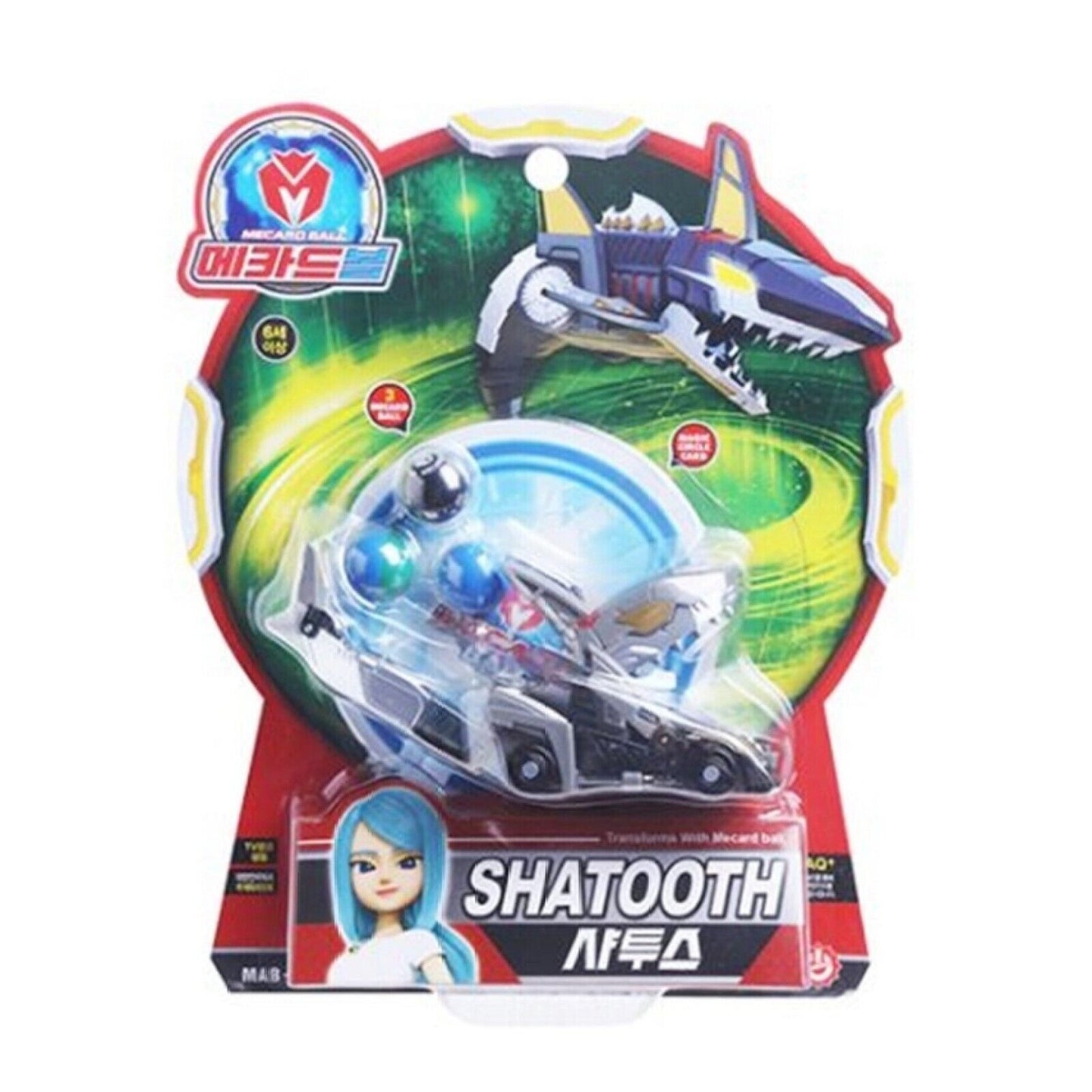 Mecard Ball 24 Types Turning Car Mecanimal Transformer Robot Kids Toy Animation