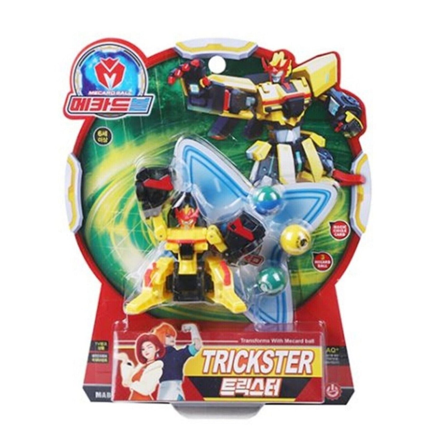 Mecard Ball 24 Types Turning Car Mecanimal Transformer Robot Kids Toy Animation