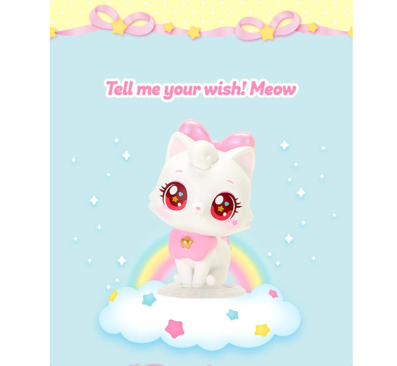 WishCat Figure IEMEOW Korean Animation Wish Cat Toy 2024 New