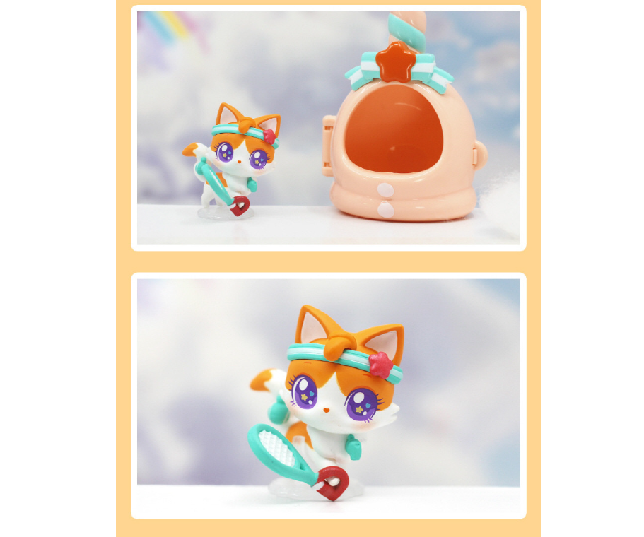 WishCat Figure ROLYMEOW Korean Animation Wish Cat Toy 2024 New