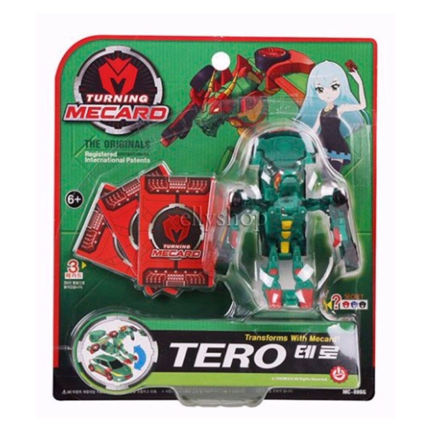 Turning Mecard * Transformer Robot Action Figure Battle 19 Types Korean Toy