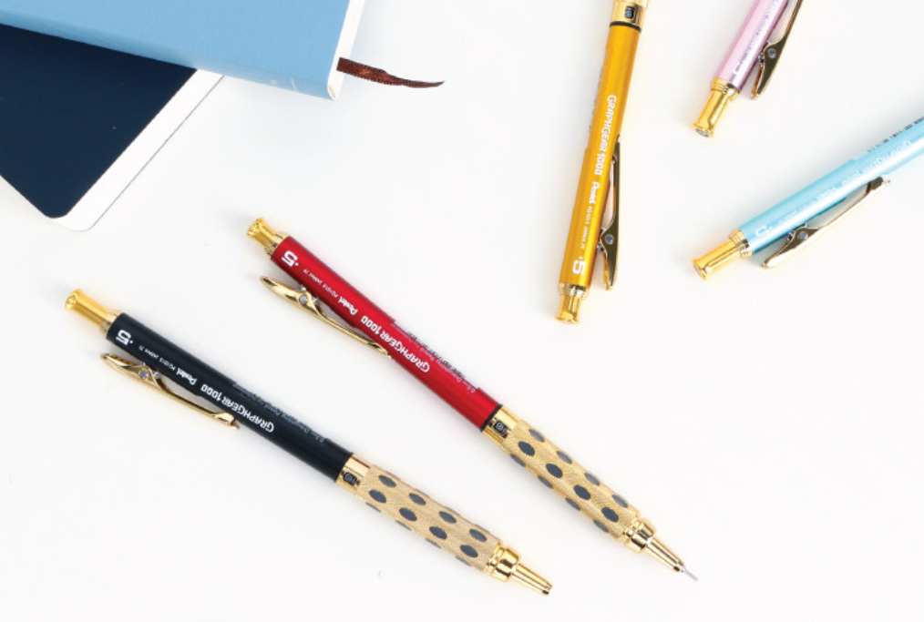 NEW Pentel Graphgear 1000 Limited 2018 gold mechanical pencil 0.5mm exclusive