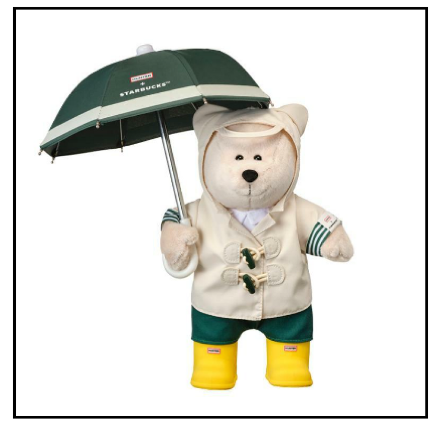 Starbucks Korea * Hunter x 2024 SS Rainy Bearista Plush Doll