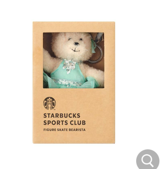 Starbucks Korea 2025 Starbucks Figure Skate Bearista Keychain