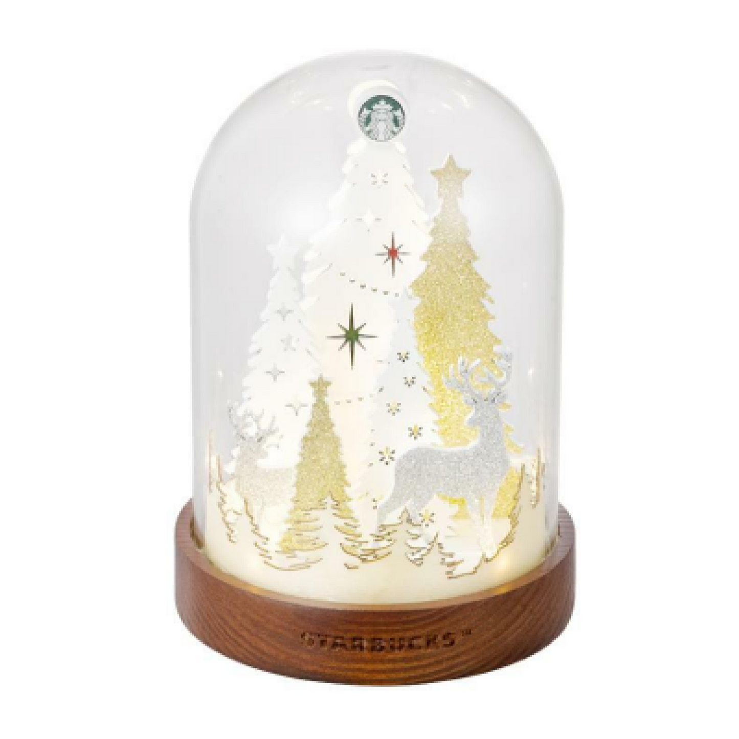 STARBUCKS KOREA 2023 * Xmas wood tree light