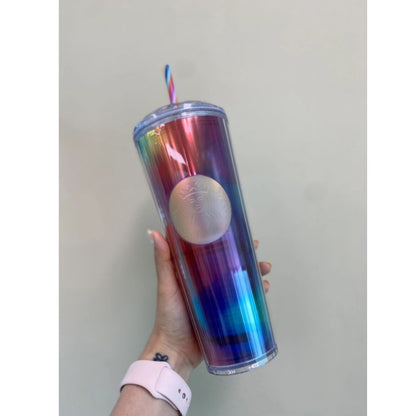 Starbucks Korea Limited * Rainbow Kaleidoscope Cold Cup 710ml 2022 Summer 24oz