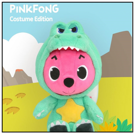 Pinkfong Wonder star Plush Doll Dino Pinkfong 30cm TV Character Korean Toy