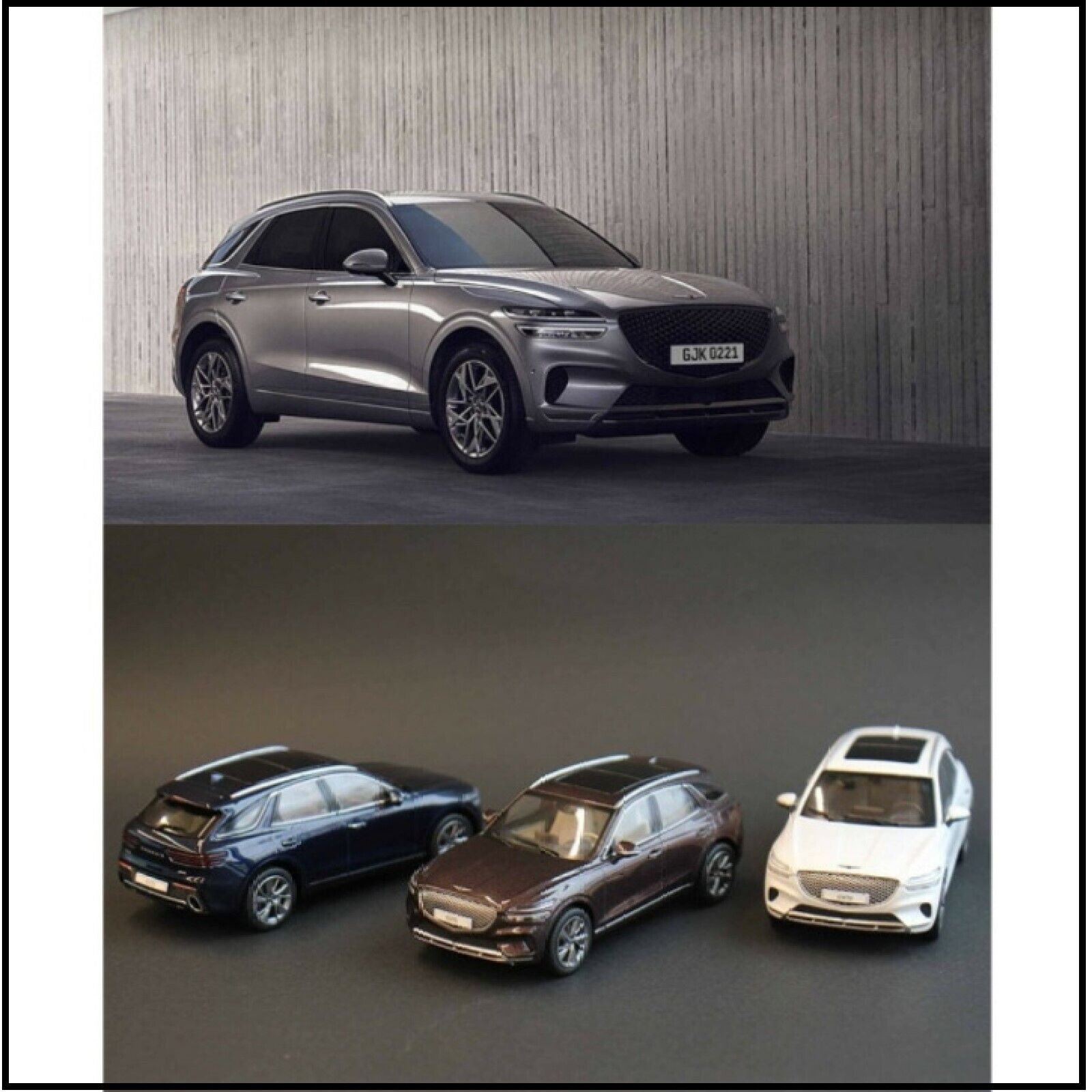 HYUNDAI * Genesis GV70 * Miniature Diecast Model Car 1:43