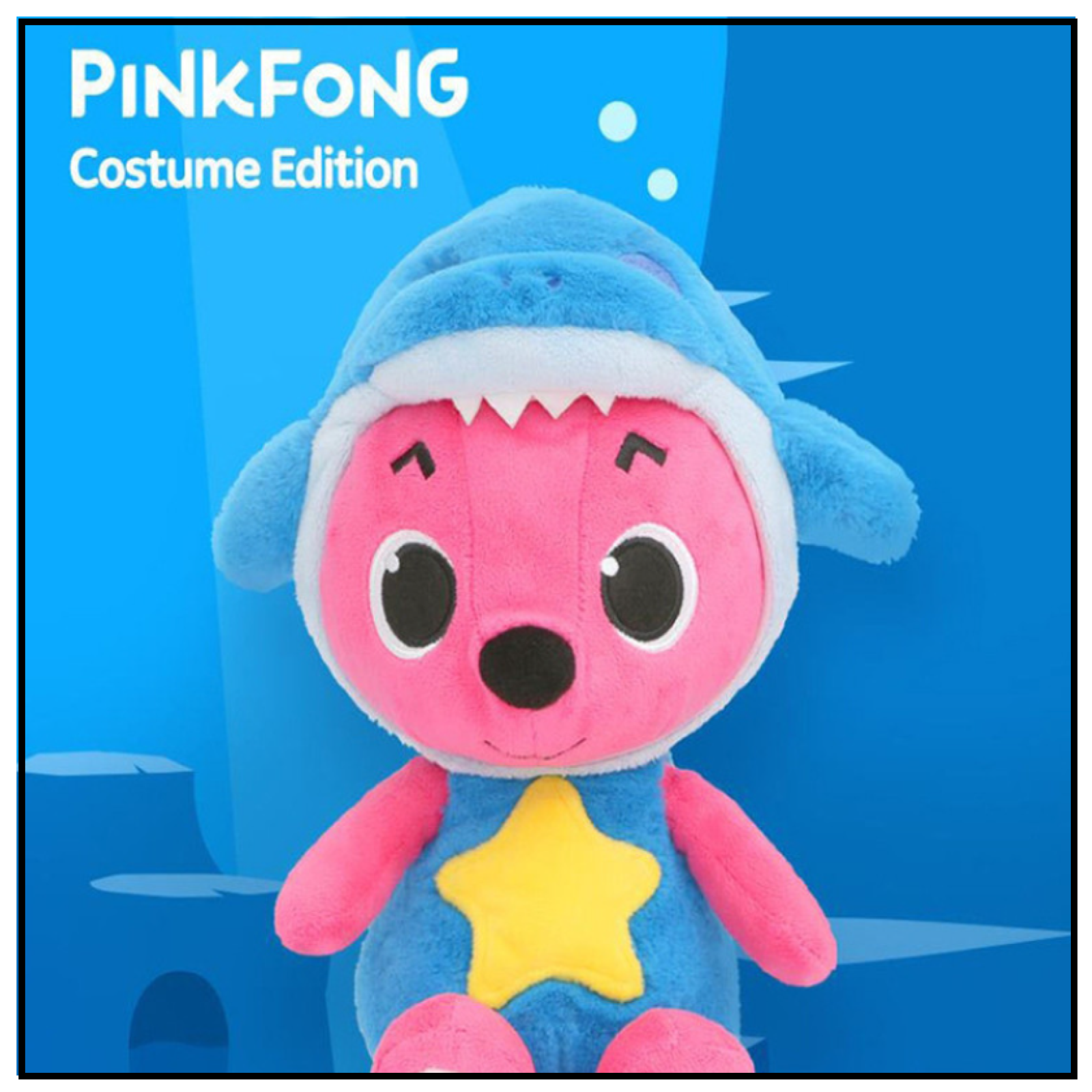 Pinkfong Wonder star Plush Doll Shark Pinkfong 30cm TV Character Korean Toy