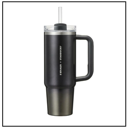 Starbucks Korea 2024 SS Buddy Black Stanley Quencher 887ml