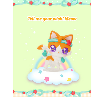 WishCat Figure ROLYMEOW Korean Animation Wish Cat Toy 2024 New